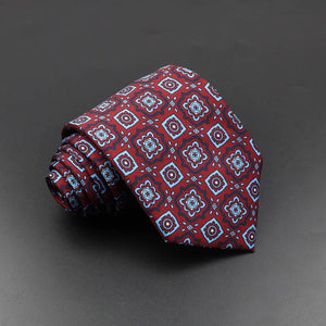 Men’s Fashion Silk Tie – 7.5cm Soft Novelty Necktie