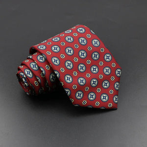 Men’s Fashion Silk Tie – 7.5cm Soft Novelty Necktie