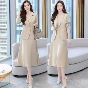 💖 Plus Size Women’s Fashion Two-Piece Dress Set