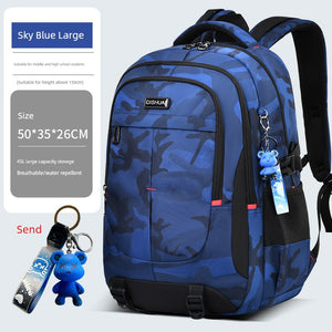 🎒 New Arrival! Camouflage Backpack for Junior & High School Boys