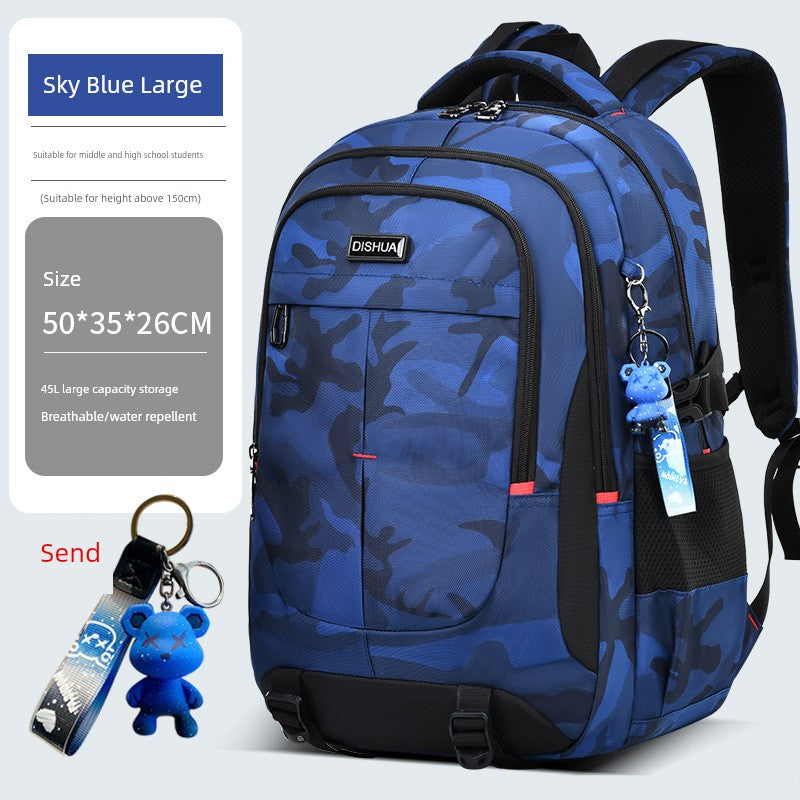 π New Arrival! Camouflage Backpack for Junior & High School Boys