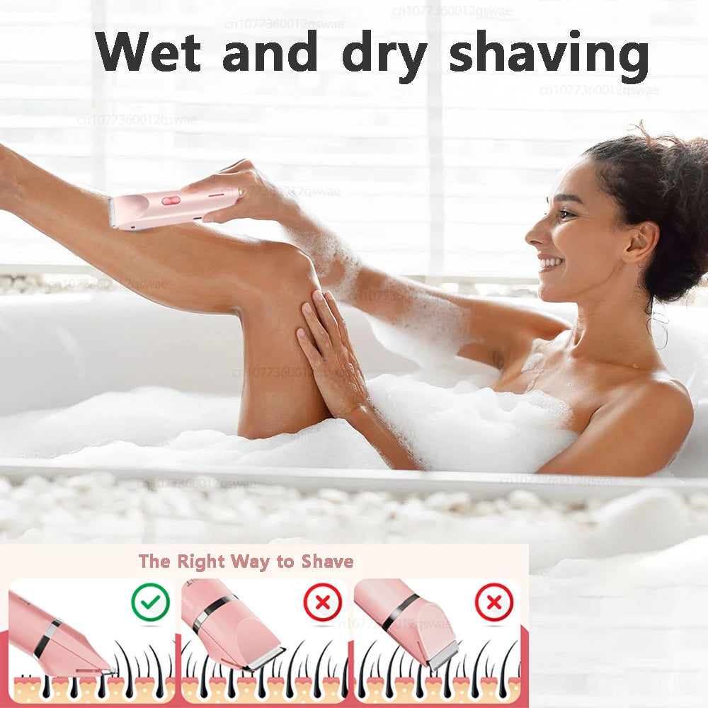 πͺ Womenβs 2βinβ1 Electric Shaver & Epilator β Smooth Skin at Home π