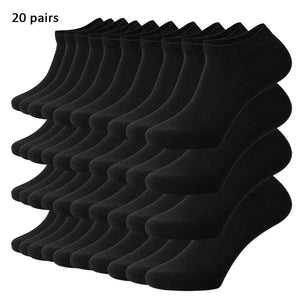 𧦠Unisex Solid Color Ankle & Boat Socks β 10/20/40 Pairs