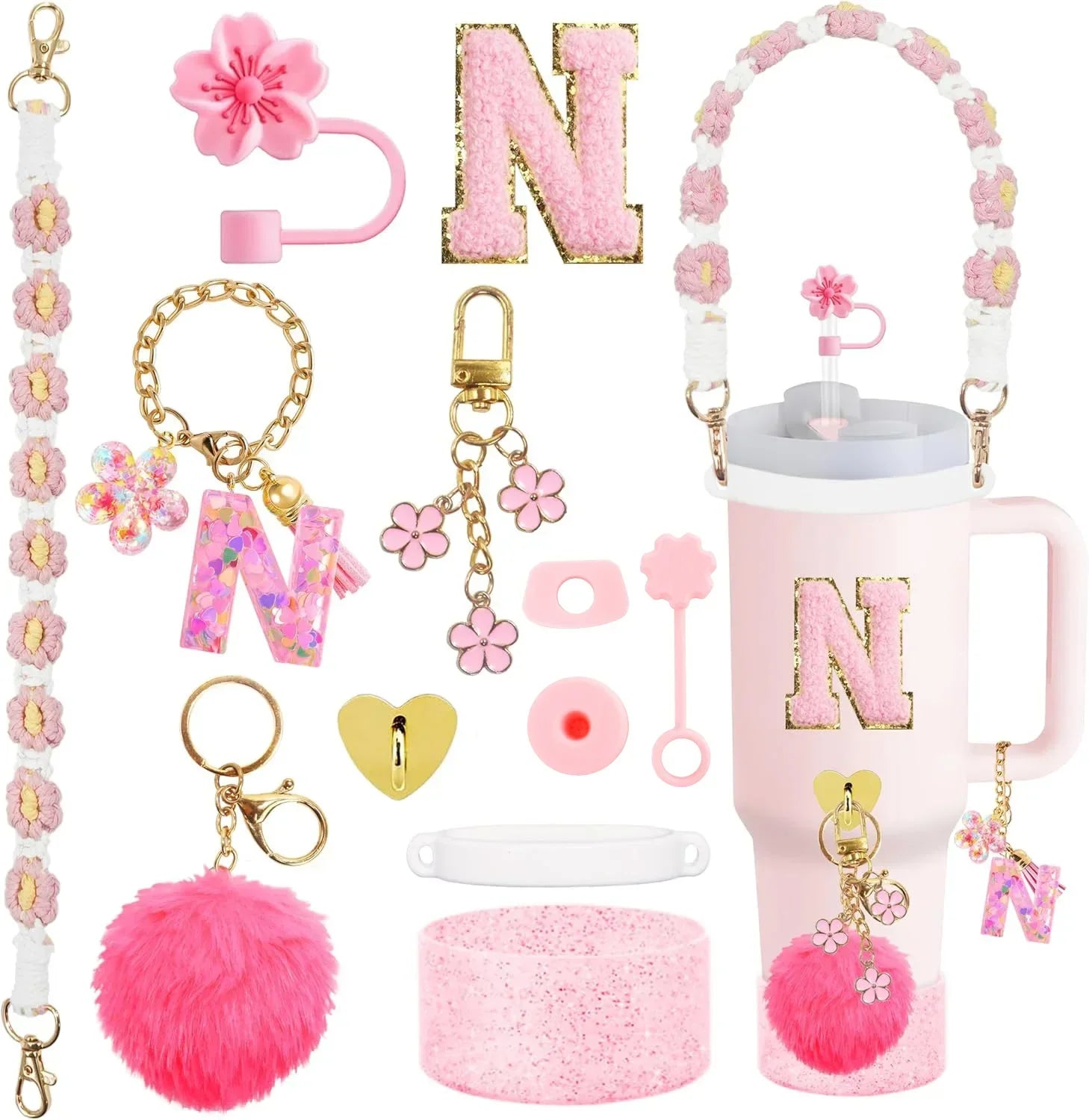 ✨12PCS Ultimate Accessory Set! Fits 30oz & 40oz Stanley Cups