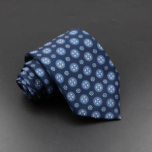 Men’s Fashion Silk Tie – 7.5cm Soft Novelty Necktie