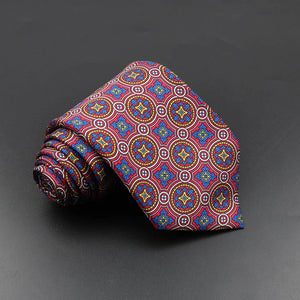 Men’s Fashion Silk Tie – 7.5cm Soft Novelty Necktie