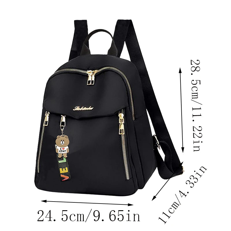π 2025 New Neutral-Style Oxford Cloth Backpack