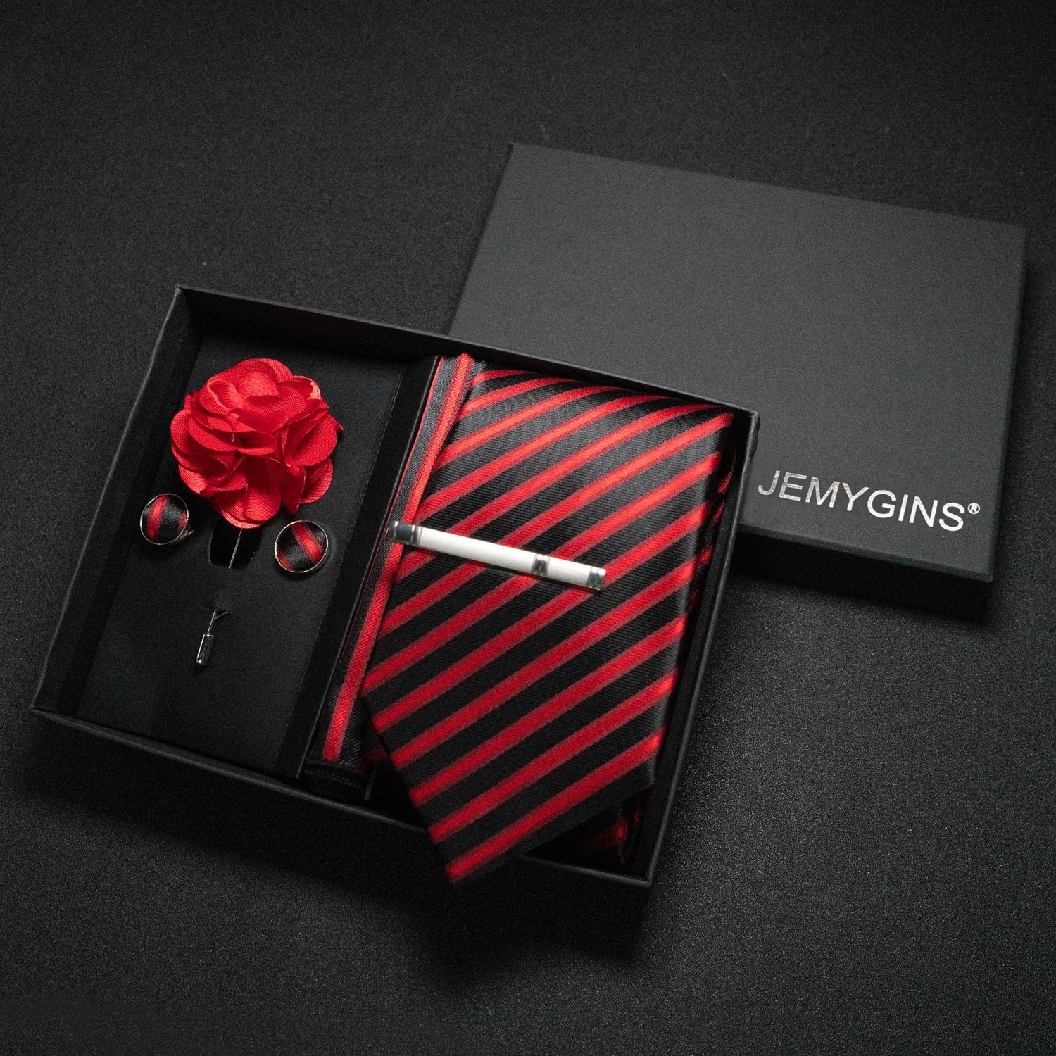 Wine Red Paisley Silk Tie Set – A Touch of Elegance for Every Occasion