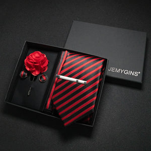 Wine Red Paisley Silk Tie Set – A Touch of Elegance for Every Occasion