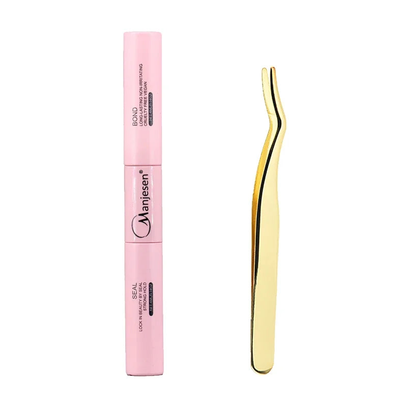 β¨ DIY Lash Extension Kit β Bond & Seal, Remover, Tweezers + Lash Clusters