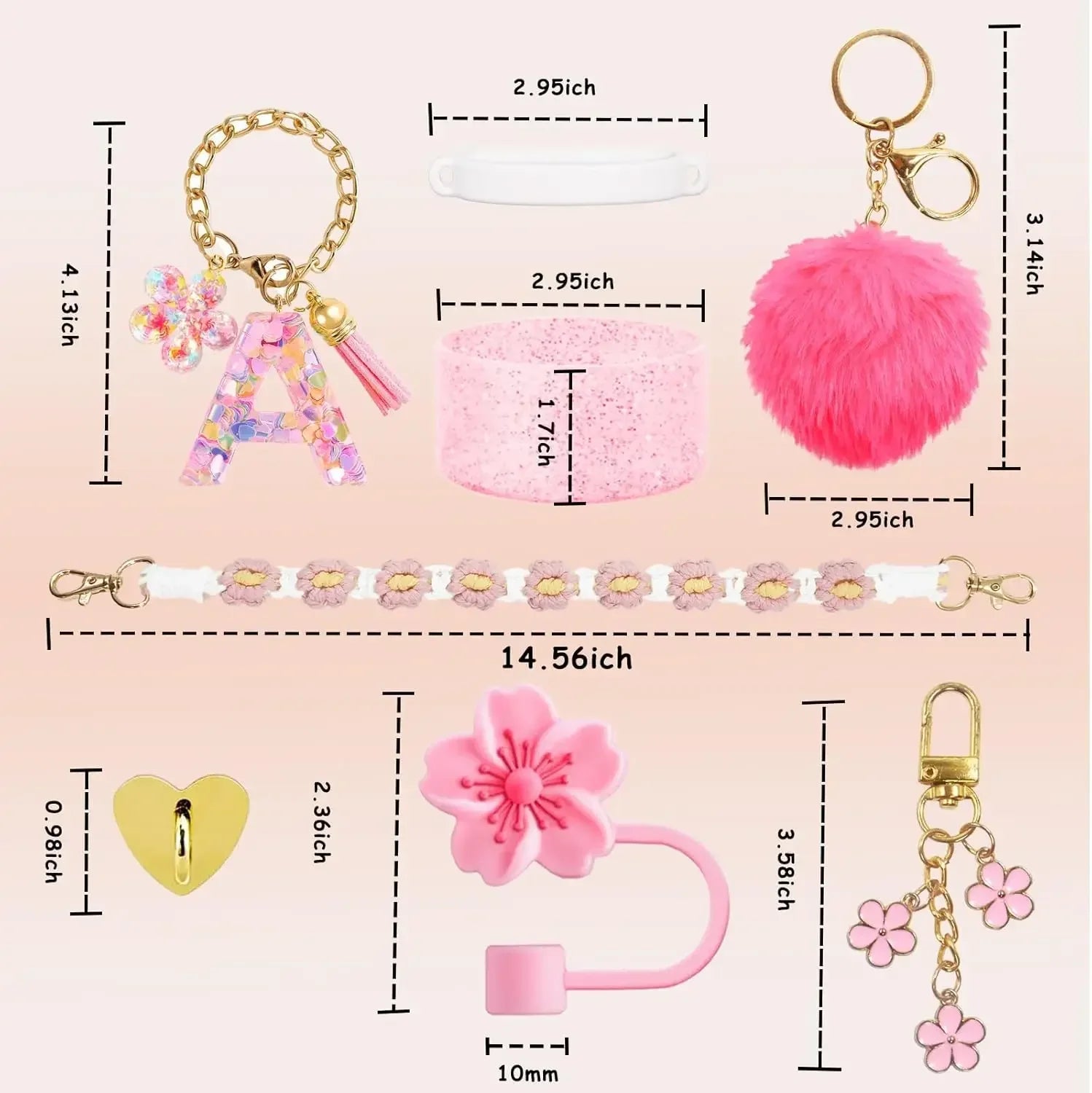 ✨12PCS Ultimate Accessory Set! Fits 30oz & 40oz Stanley Cups