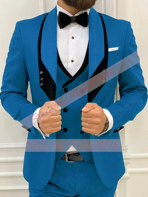 ✨ Latest Black Men’s Formal 3-Piece Suit ✨
