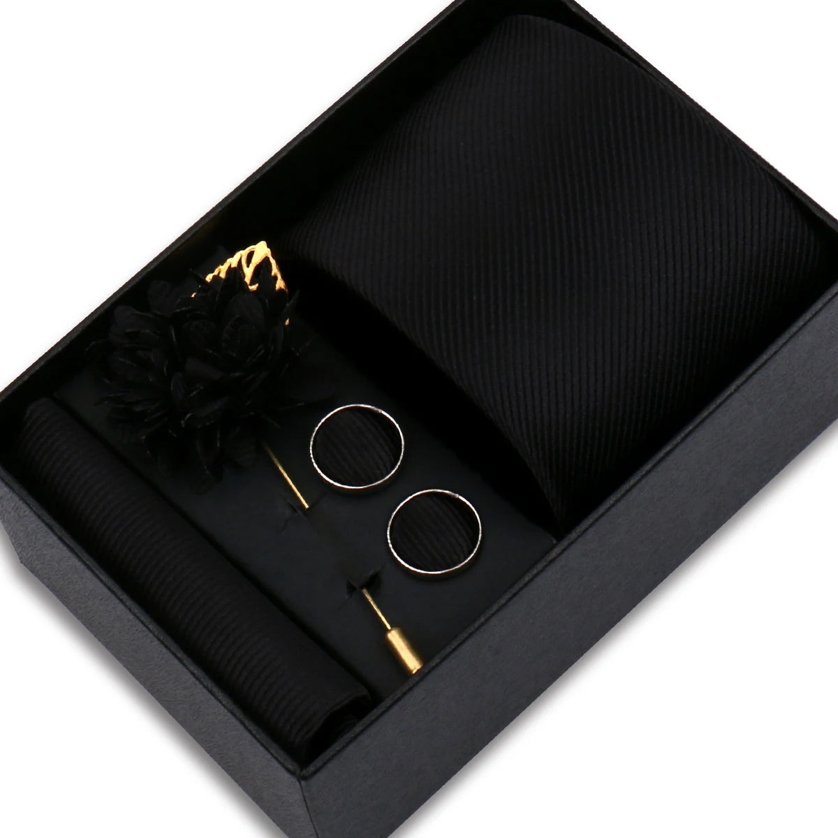 Top-Quality Solid Color Tie Set β The Perfect Touch of Elegance