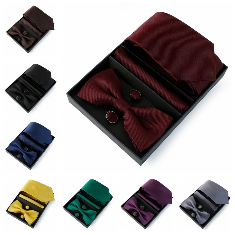Newest Design Silk Tie Set β The Ultimate Gentlemanβs Gift