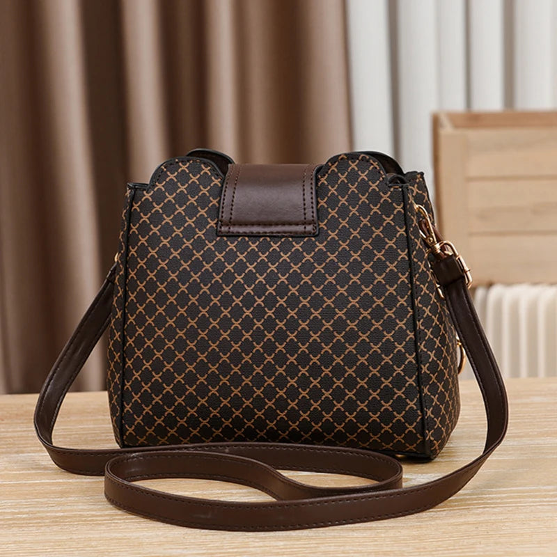 New Women’s Luxury Design Bucket Shoulder Crossbody Bag
