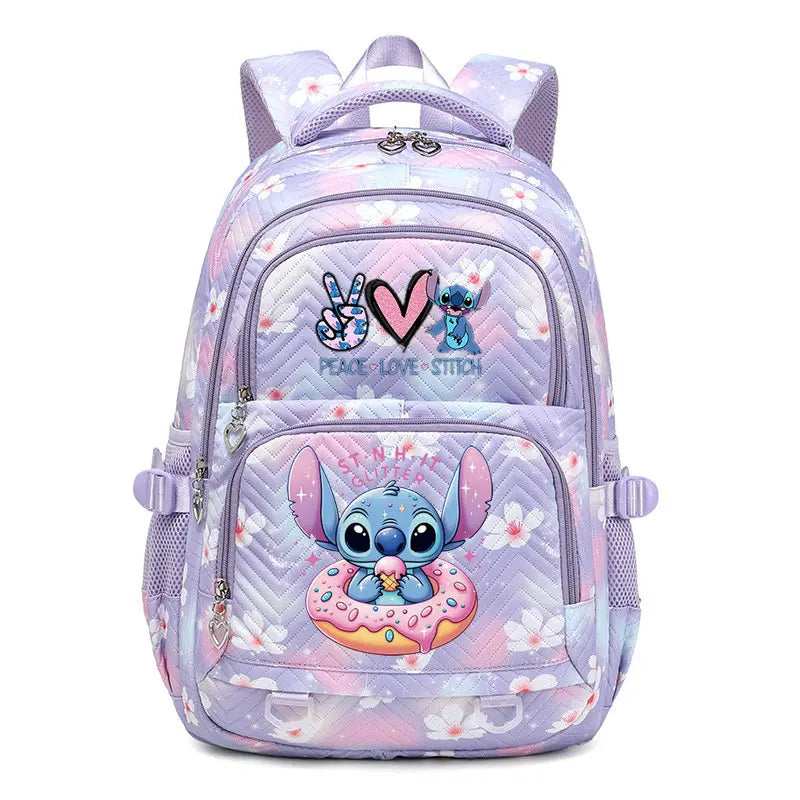 π Stitch Backpack for Boys & Girls