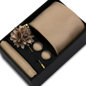 Top-Quality Solid Color Tie Set – The Perfect Touch of Elegance
