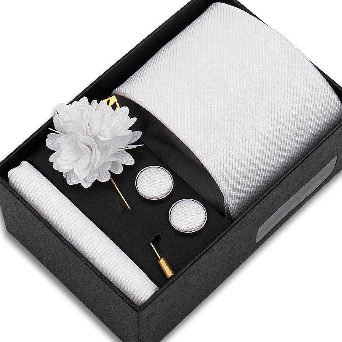 Top-Quality Solid Color Tie Set β The Perfect Touch of Elegance