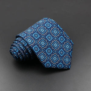 Men’s Fashion Silk Tie – 7.5cm Soft Novelty Necktie