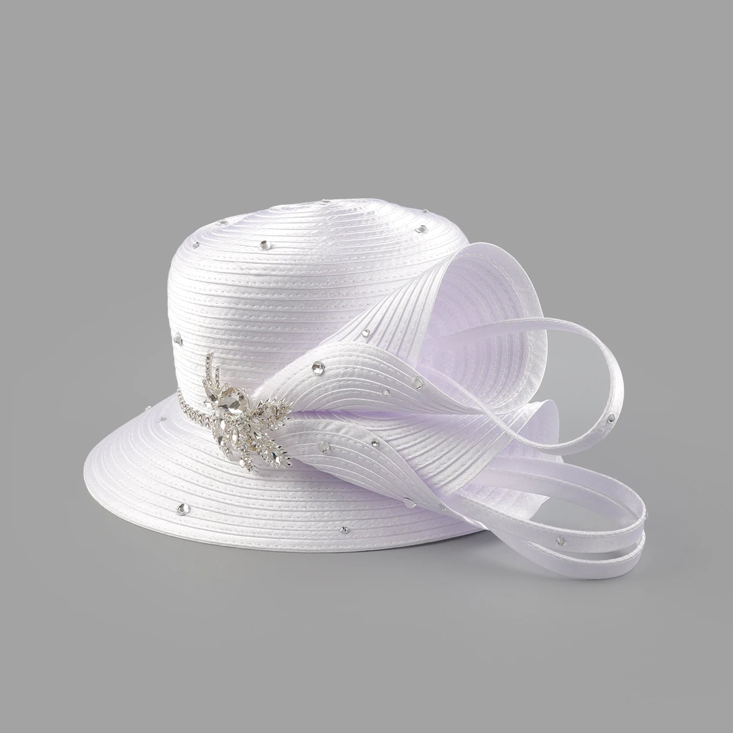 Fashion White Women’s Church & Kentucky Derby Fascinator Hat