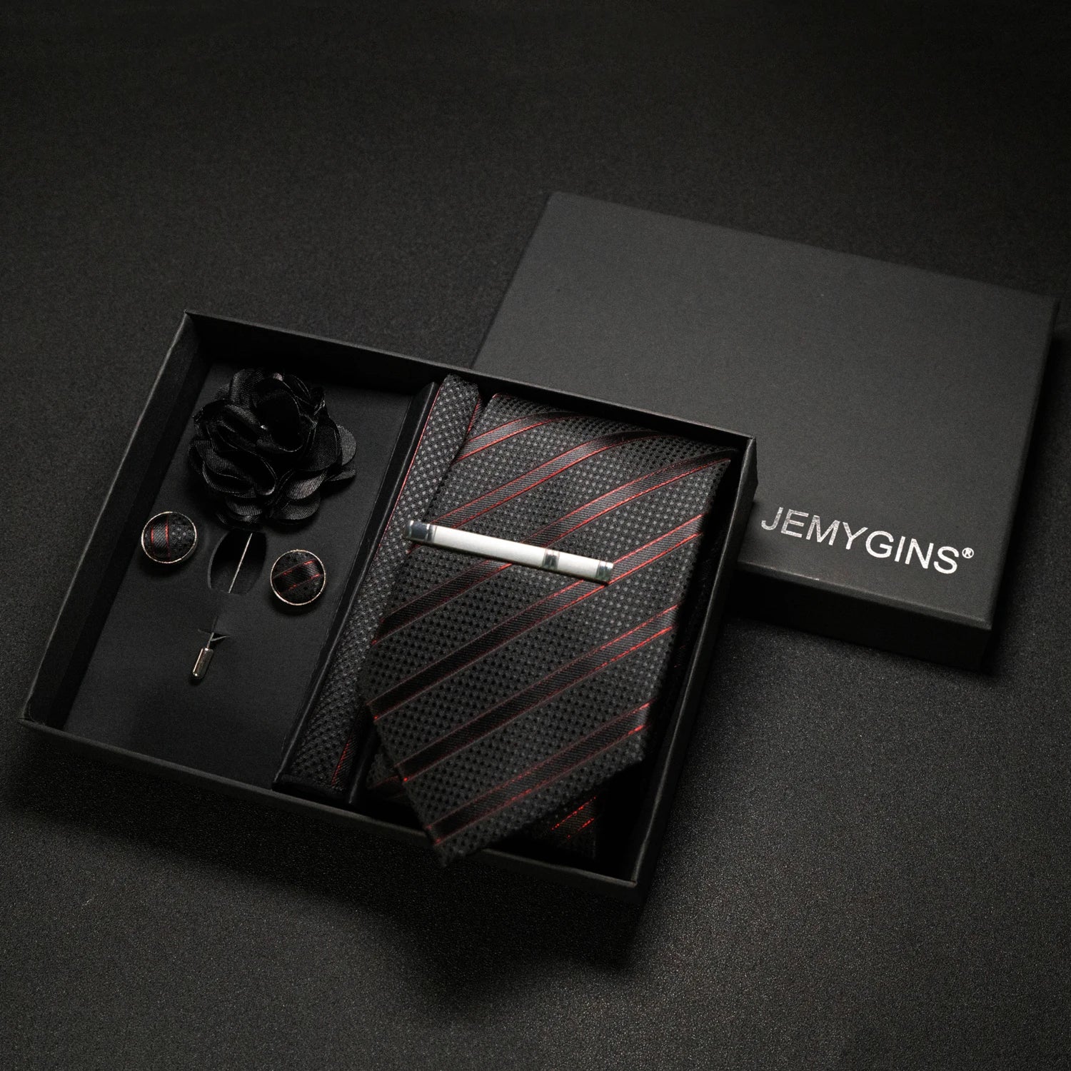 Wine Red Paisley Silk Tie Set – A Touch of Elegance for Every Occasion