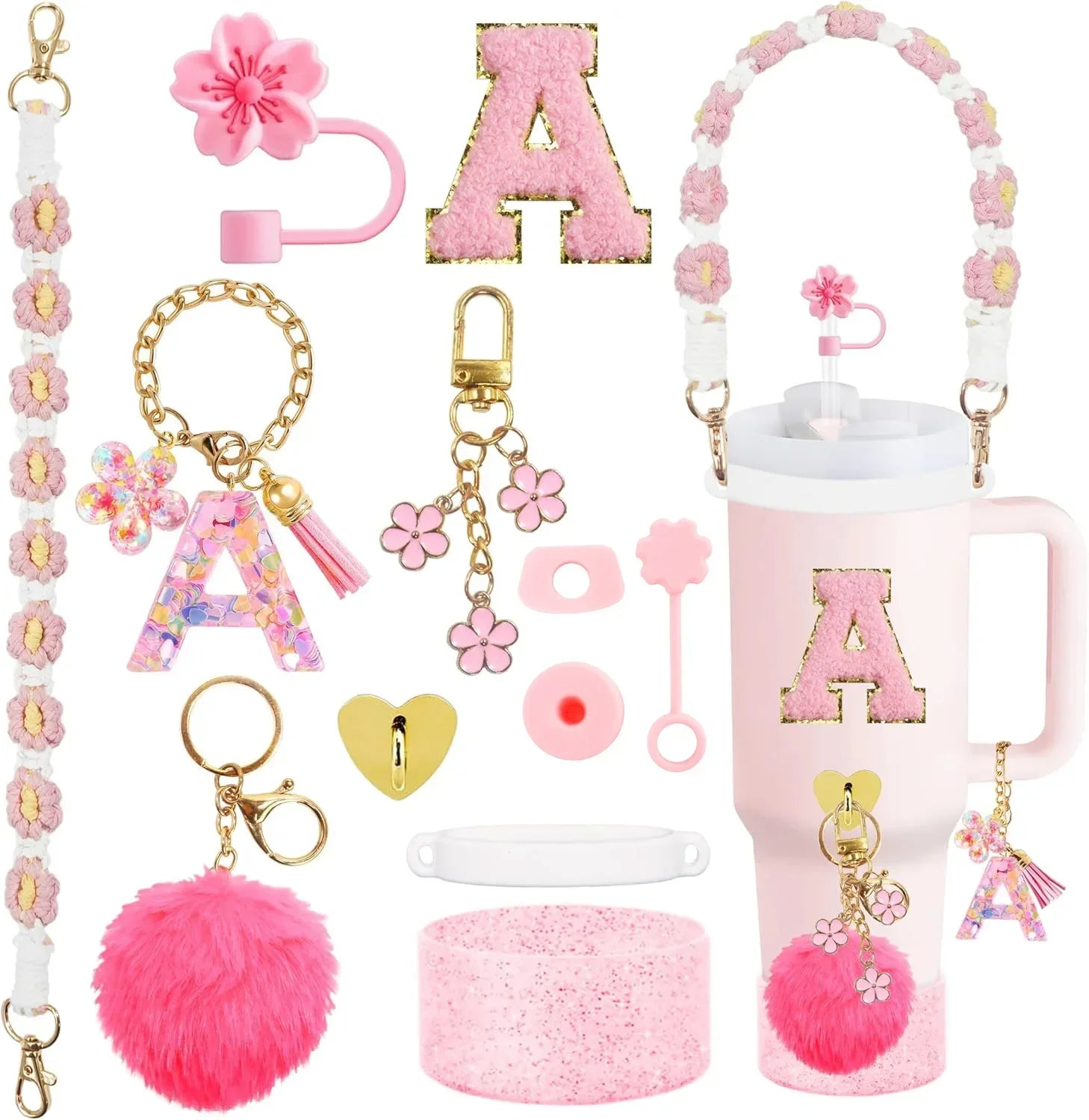 ✨12PCS Ultimate Accessory Set! Fits 30oz & 40oz Stanley Cups