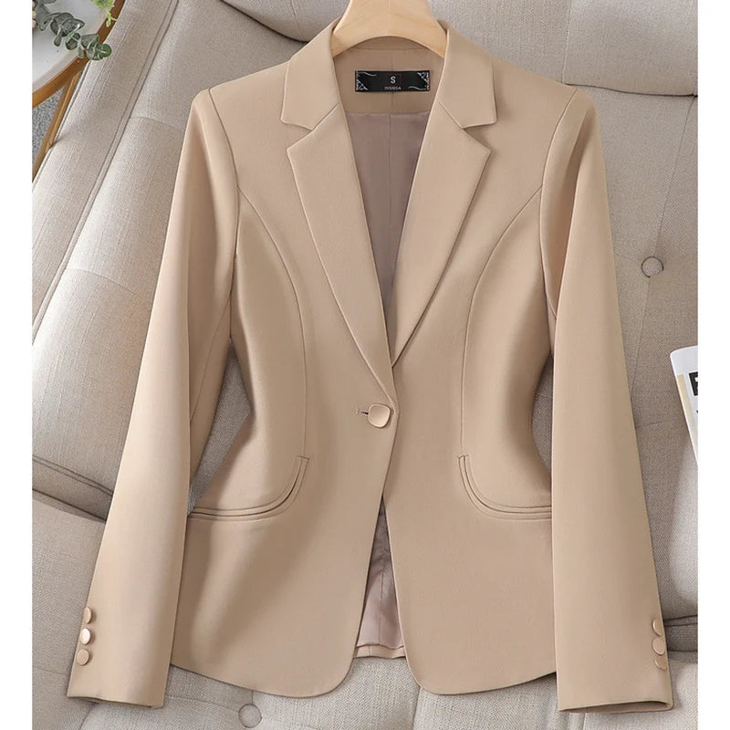 Spring/Autumn Womenβs Blazer β High-Quality, Fashion-Forward Suit Jacket