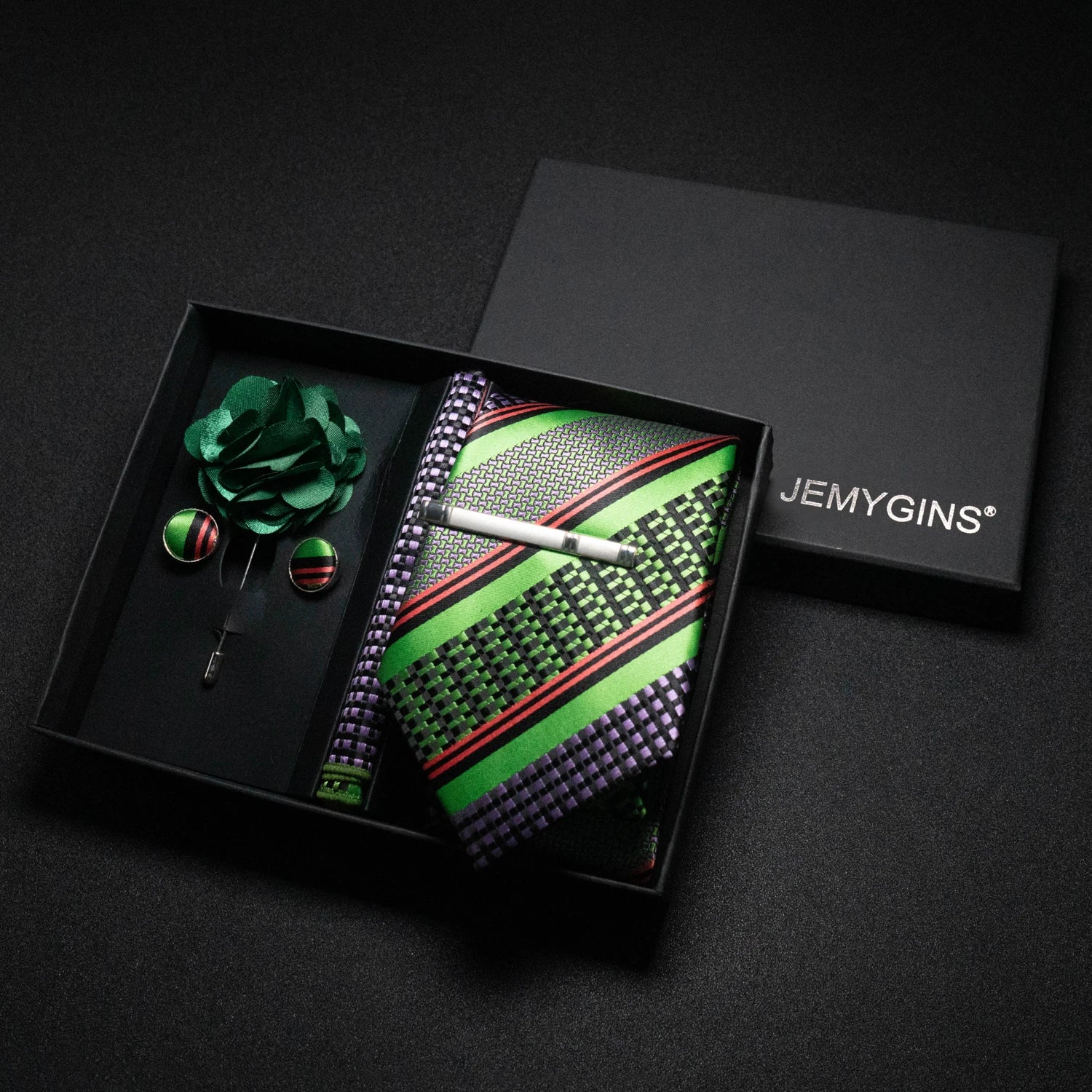 Wine Red Paisley Silk Tie Set – A Touch of Elegance for Every Occasion