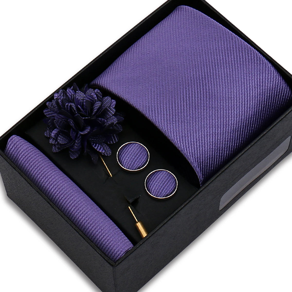 Top-Quality Solid Color Tie Set β The Perfect Touch of Elegance