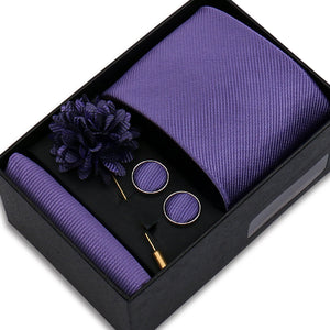 Top-Quality Solid Color Tie Set – The Perfect Touch of Elegance