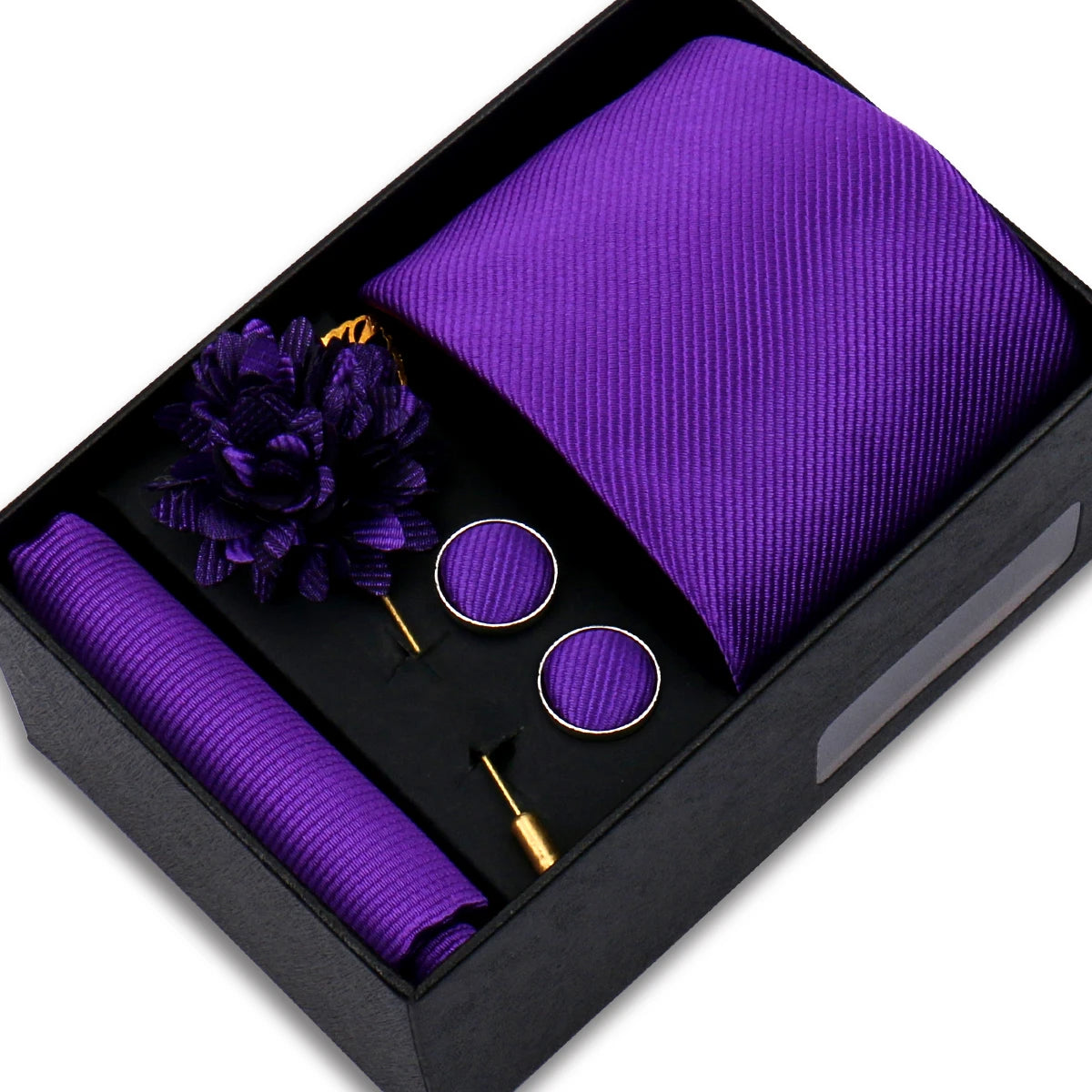 Top-Quality Solid Color Tie Set β The Perfect Touch of Elegance