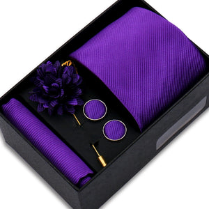 Top-Quality Solid Color Tie Set – The Perfect Touch of Elegance