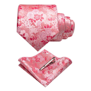 JEMYGINS Floral Silk Men’s Tie Set – Elevate Your Style with Elegance