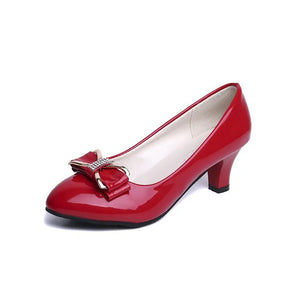 Elegant & Stylish Mid-Heel Pumps – The Perfect Blend of Comfort and Class!