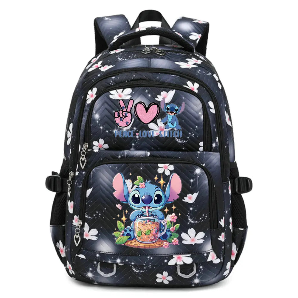 π Stitch Backpack for Boys & Girls