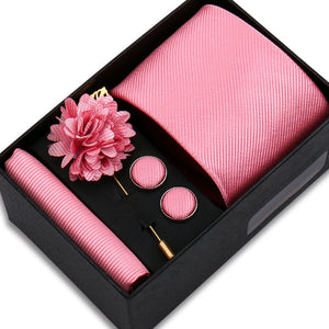 Top-Quality Solid Color Tie Set – The Perfect Touch of Elegance
