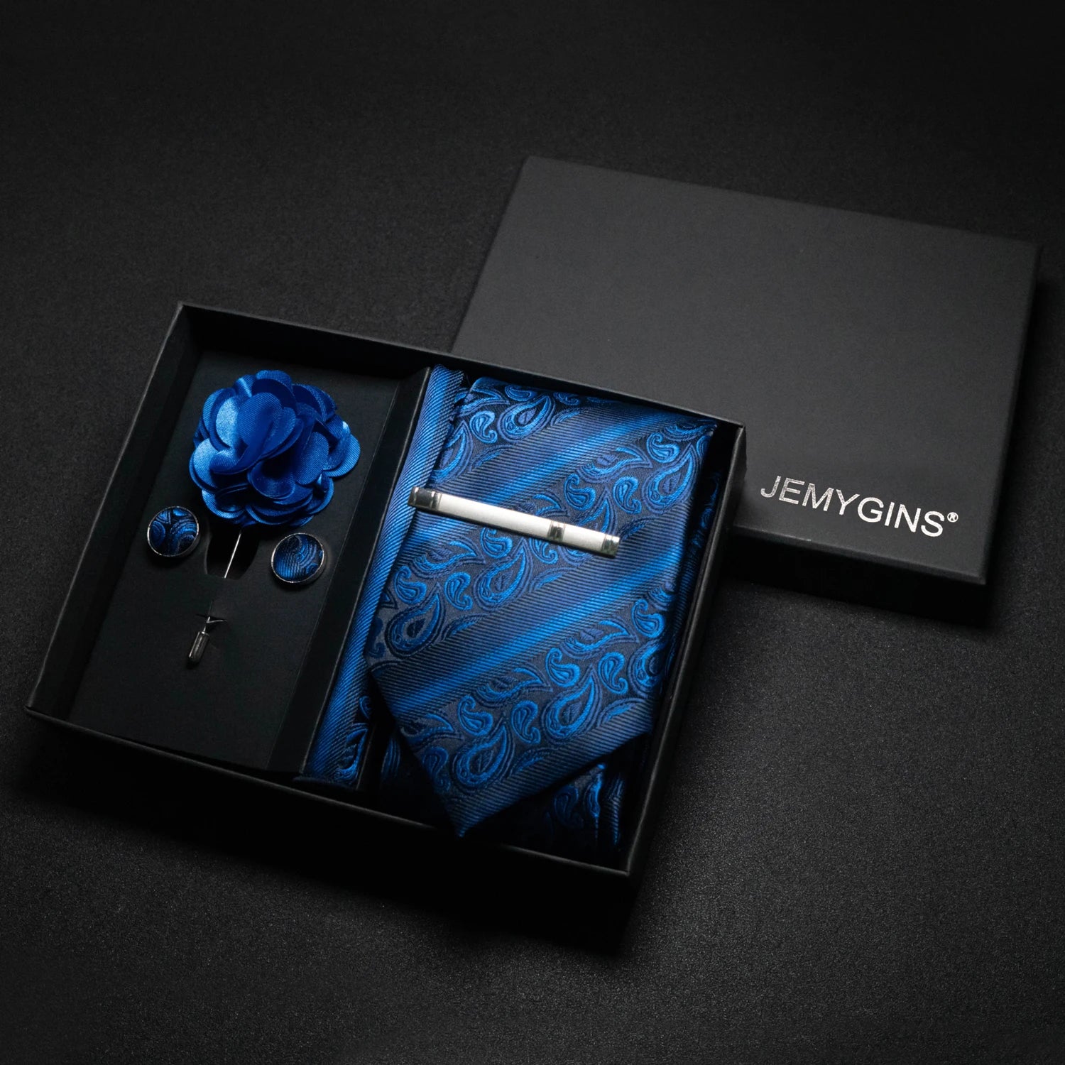 Wine Red Paisley Silk Tie Set – A Touch of Elegance for Every Occasion