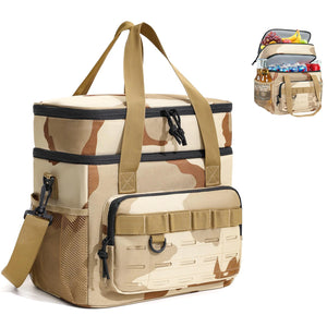 Men's Insulated Lunch Bag – Durable, Leak-Proof Soft Cooler Bag (18L / 20 Cans)