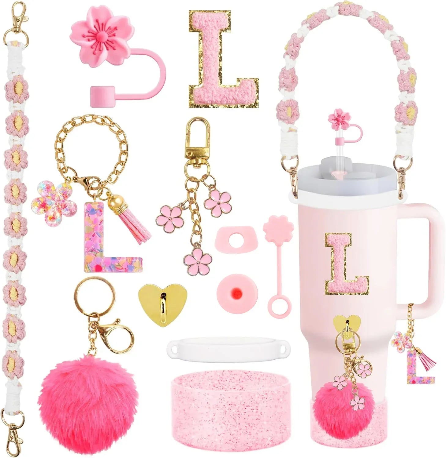 ✨12PCS Ultimate Accessory Set! Fits 30oz & 40oz Stanley Cups