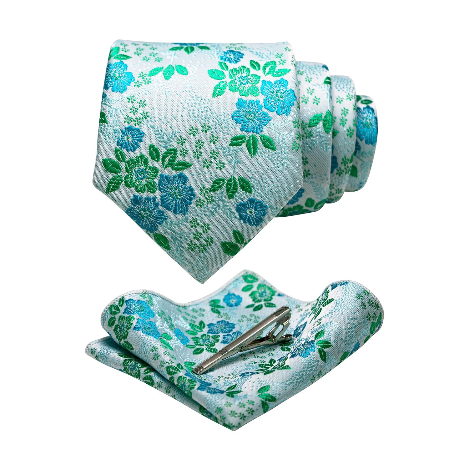 JEMYGINS Floral Silk Menβs Tie Set β Elevate Your Style with Elegance