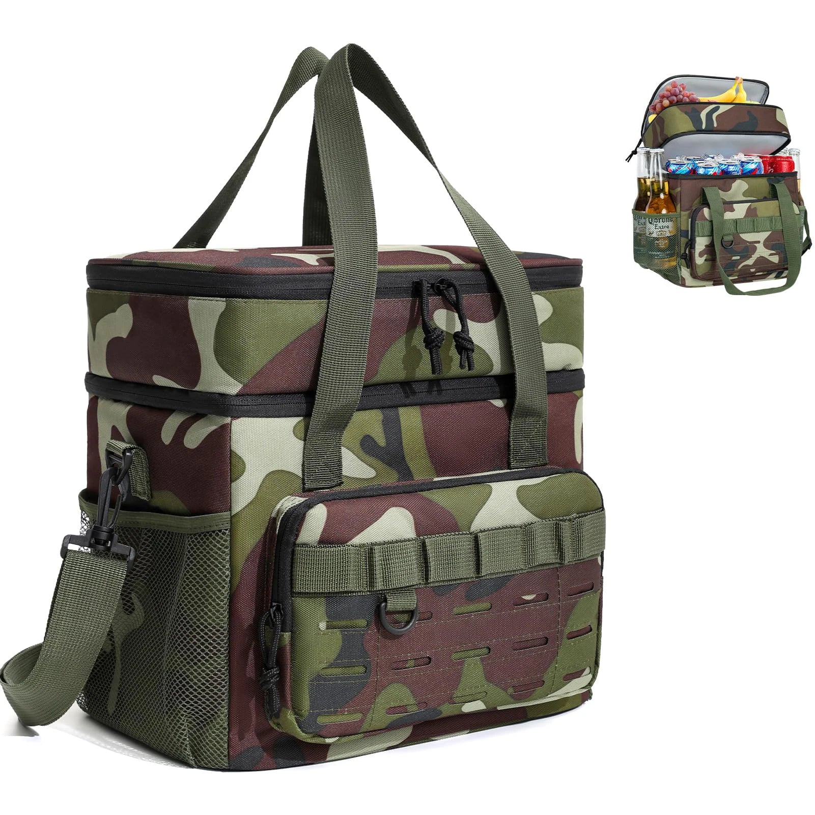 Men's Insulated Lunch Bag β Durable, Leak-Proof Soft Cooler Bag (18L / 20 Cans)