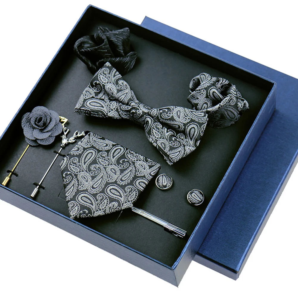 8-Piece Business Blue Tie Gift Set β Elevate Your Style π©π