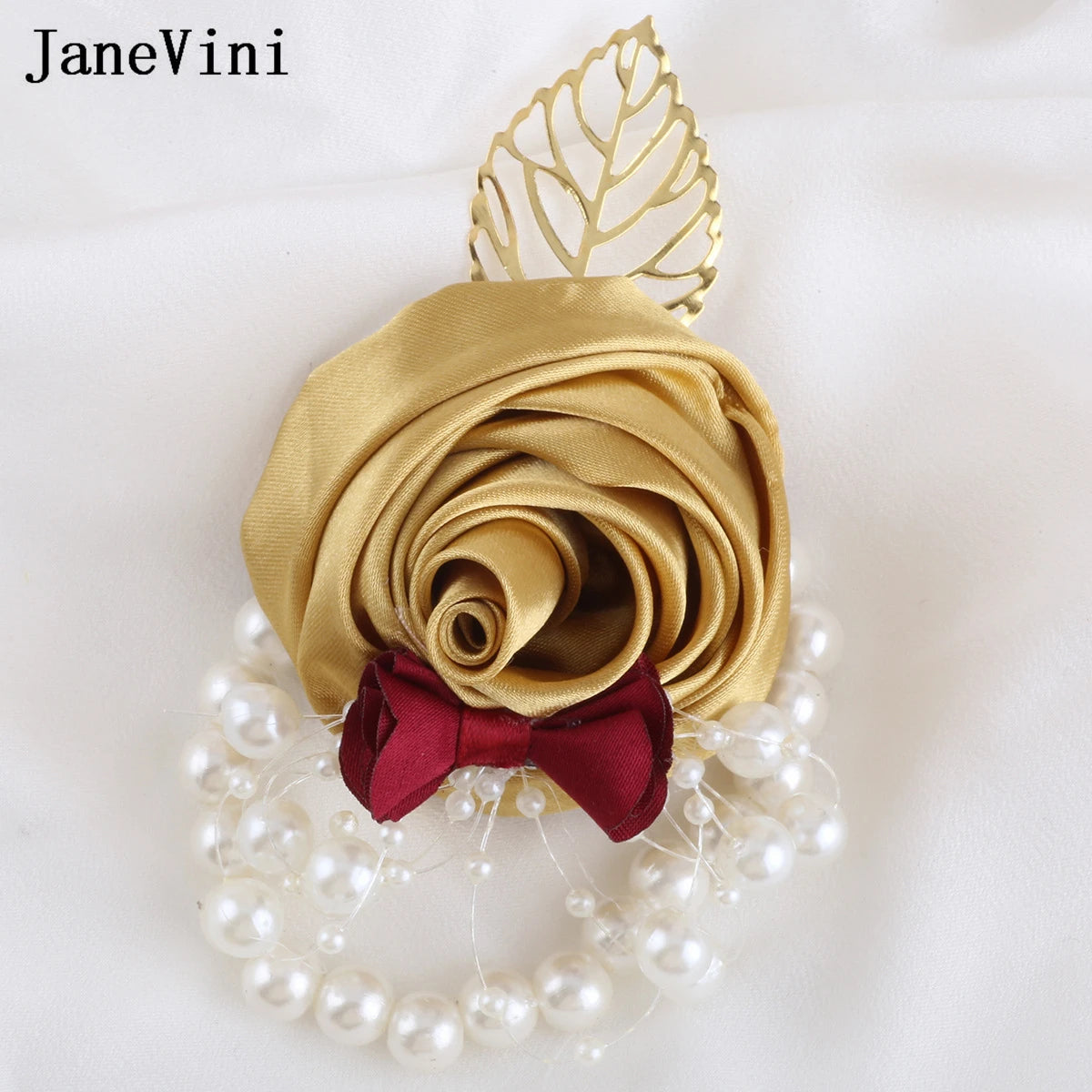 Jane Vini Luxury Gold Groom Boutonniere