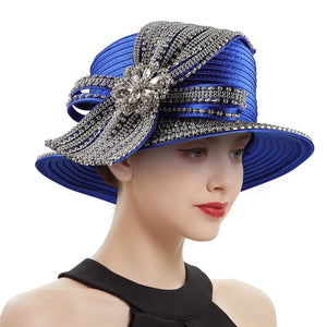 Women’s Satin Sun Hat for Weddings & Special Events
