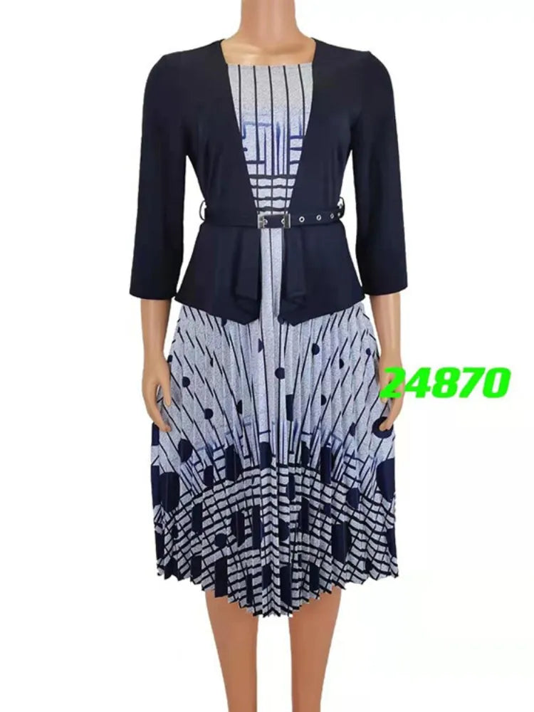 πΈ African Dashiki One-Piece Dress for Women β Long Maxi Skirt (Plus Size Friendly)