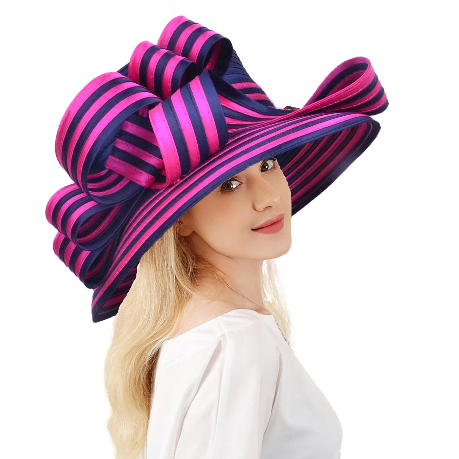 FS Satin Cloth Kentucky Derby Hat for Women
