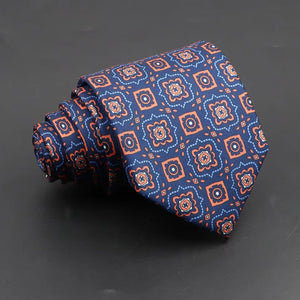 Men’s Fashion Silk Tie – 7.5cm Soft Novelty Necktie