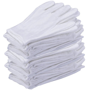 Elegant White Dress Gloves - Perfect for Honor Guard, Parades, and Special Occasions