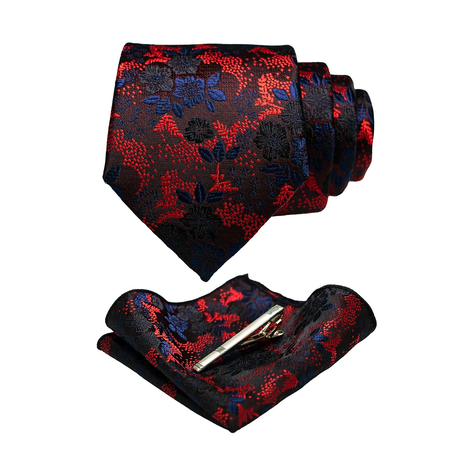 JEMYGINS Floral Silk Menβs Tie Set β Elevate Your Style with Elegance