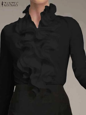Elegant Ruffle Blouse – Chic & Stylish for Every Occasion